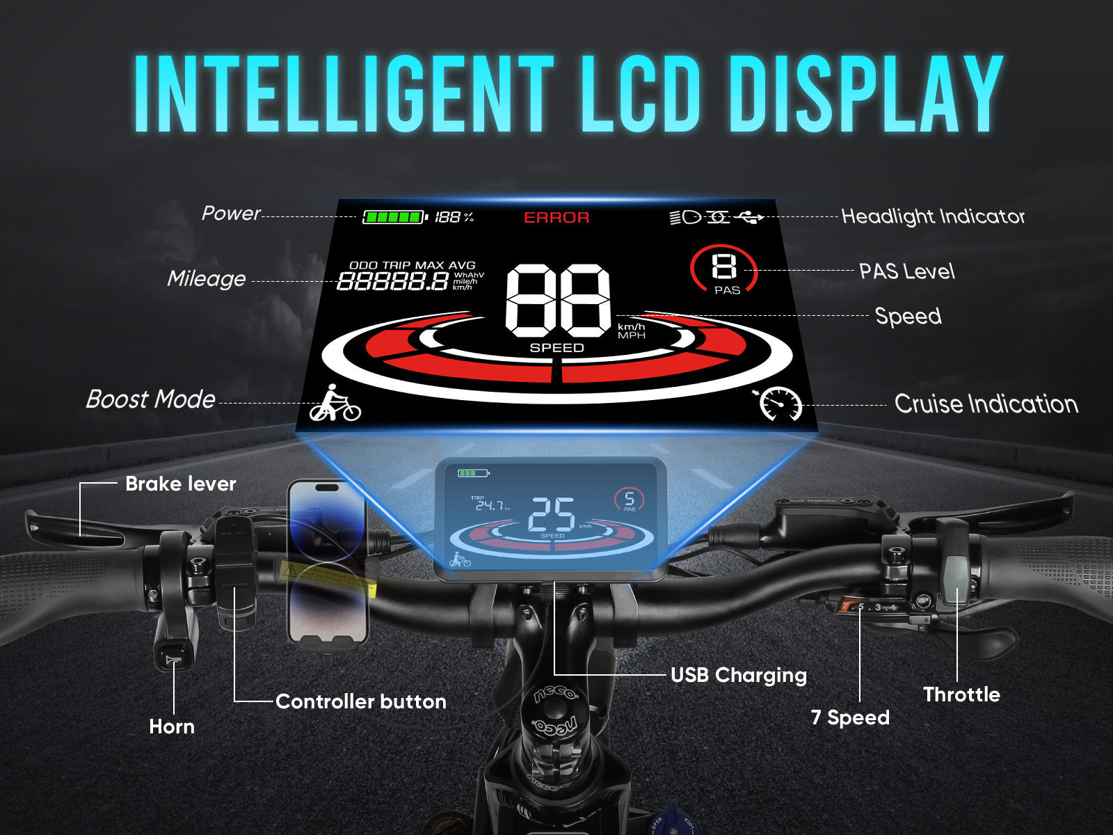 LO26 Plus Foldable E-Bike