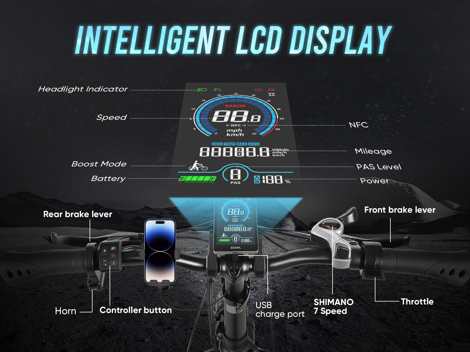 LOTDM200-II Foldable E-Bike